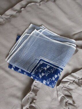 sheer silky bandana scarf pocket square